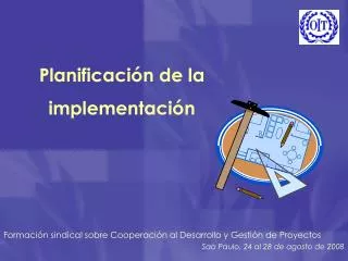 planificaci n de la implementaci n