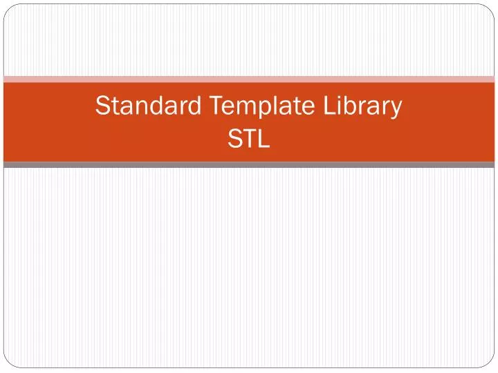 standard template library stl