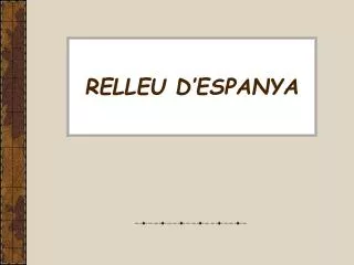 relleu d espanya