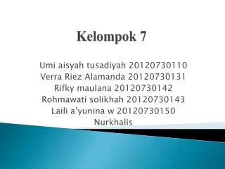 kelompok 7