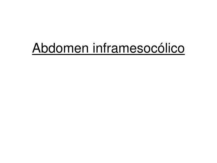 abdomen inframesoc lico