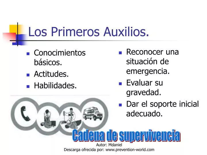 los primeros auxilios