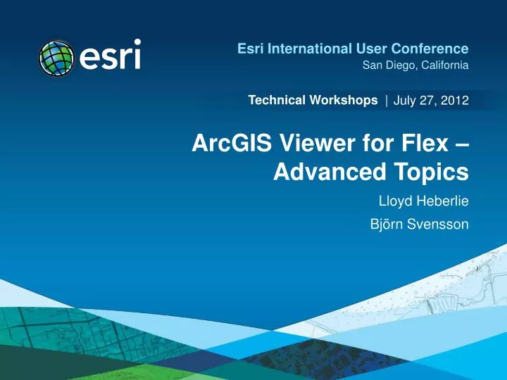 arcgis viewer for flex advanced topics