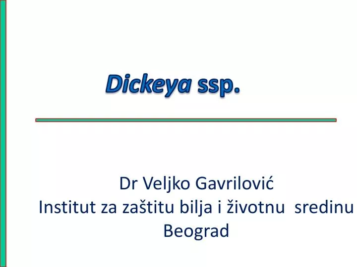 dr veljko gavrilovi institut za za titu bilja i ivotnu sredinu beograd