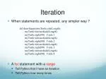 Iteration - slide 1