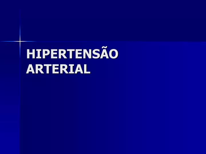 hipertens o arterial