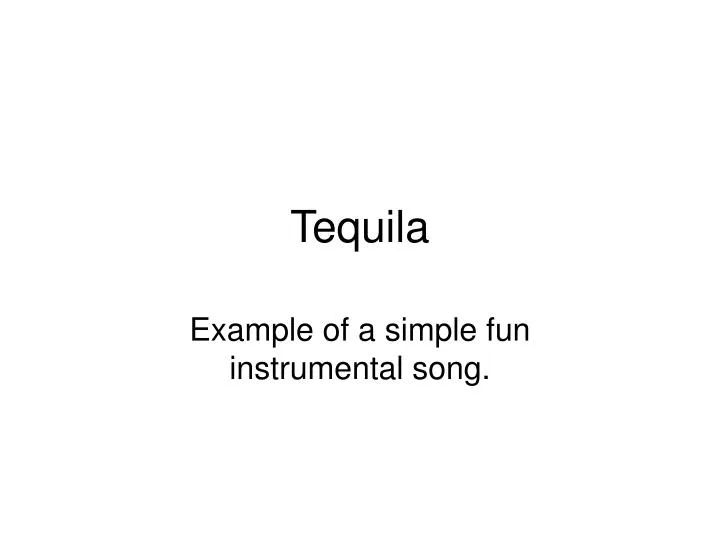 tequila