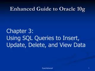 Enhanced Guide to Oracle 10g