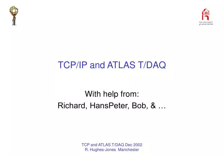 tcp ip and atlas t daq