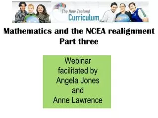Mathematics and the NCEA realignment Part three