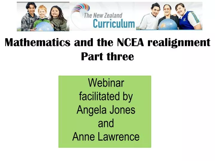 mathematics and the ncea realignment part three