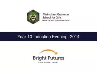 Year 10 Induction Evening, 2014