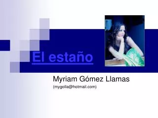 el esta o