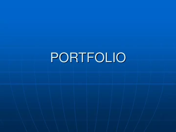 portfolio