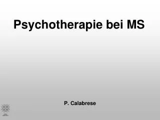 psychotherapie bei ms