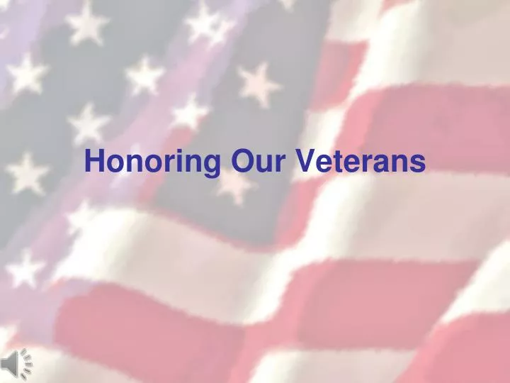 honoring our veterans