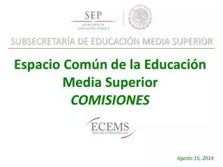 espacio com n de la educaci n media superior comisiones