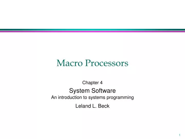 macro processors