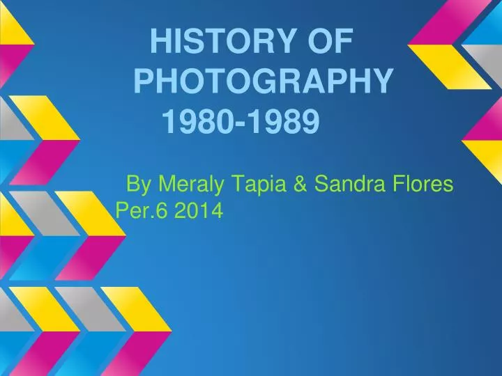 history of photography 1980 1989