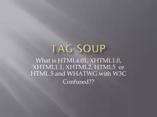 Tag Soup