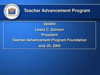 Teacher Advancement Program