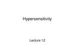 Hypersensitivity - slide 1