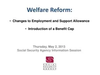 Welfare Reform: