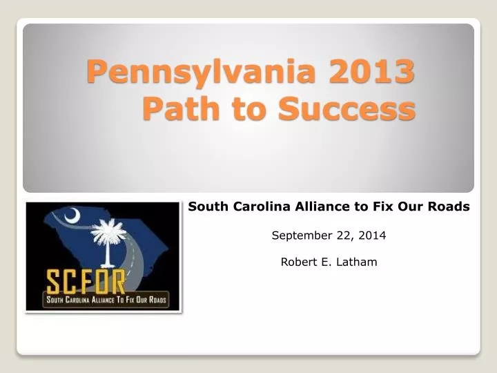 pennsylvania 2013 path to success