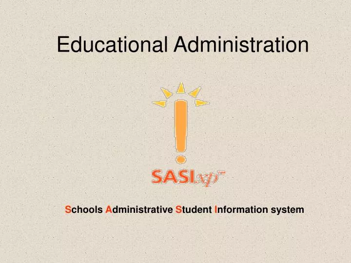 educational administration