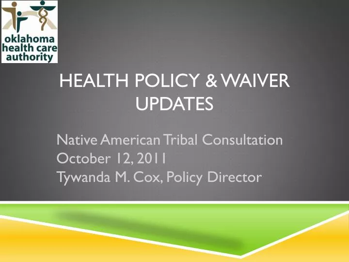 health policy waiver updates
