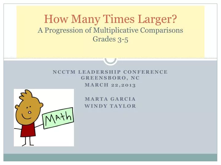 how many times larger a progression of multiplicative comparisons grades 3 5
