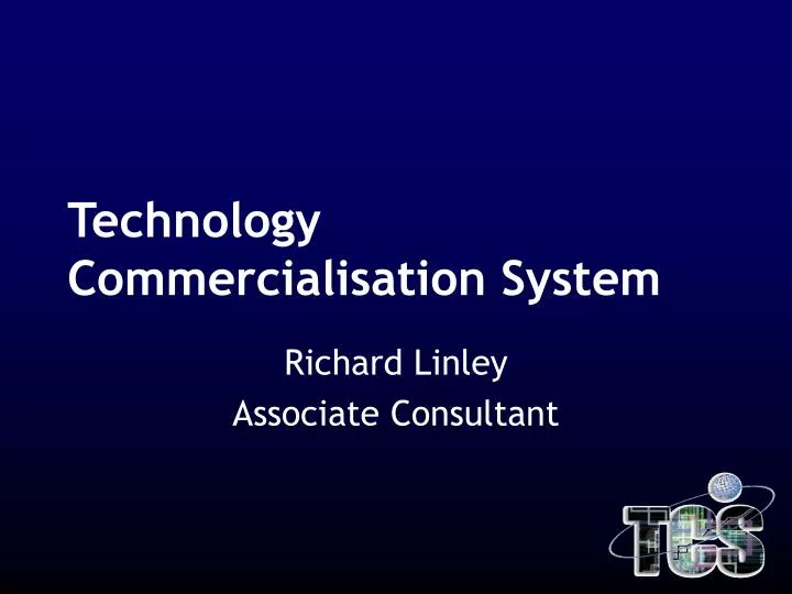 technology commercialisation system