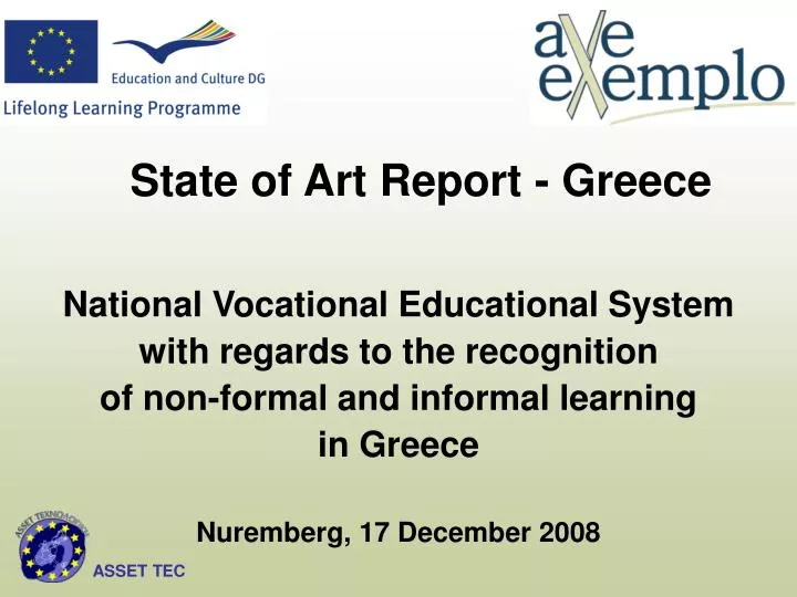state of art report greece