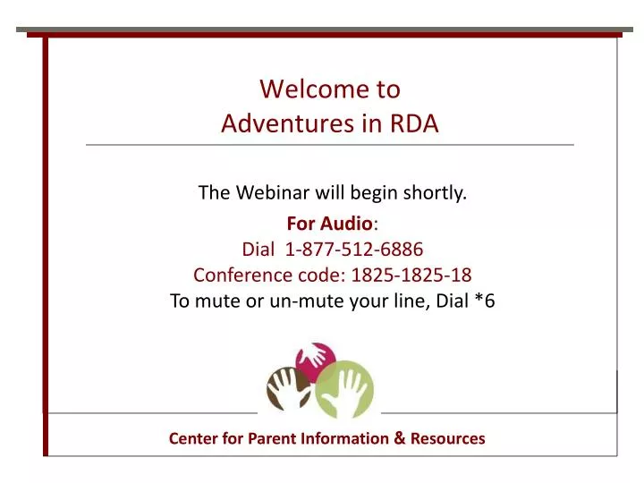 welcome to adventures in rda