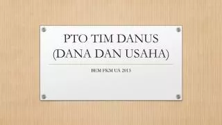 pto tim danus dana dan usaha