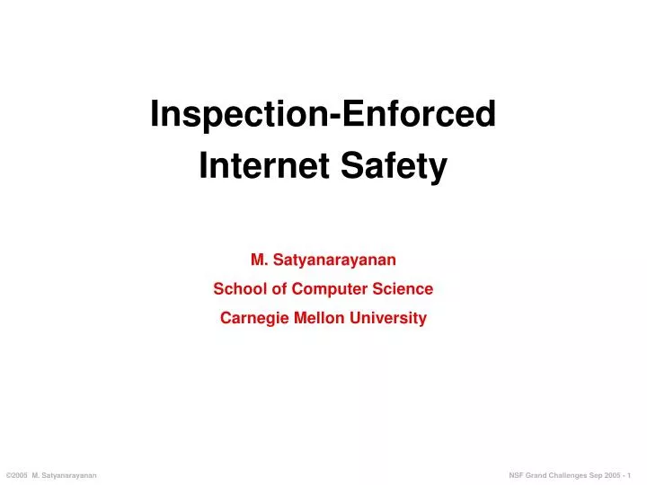 inspection enforced internet safety