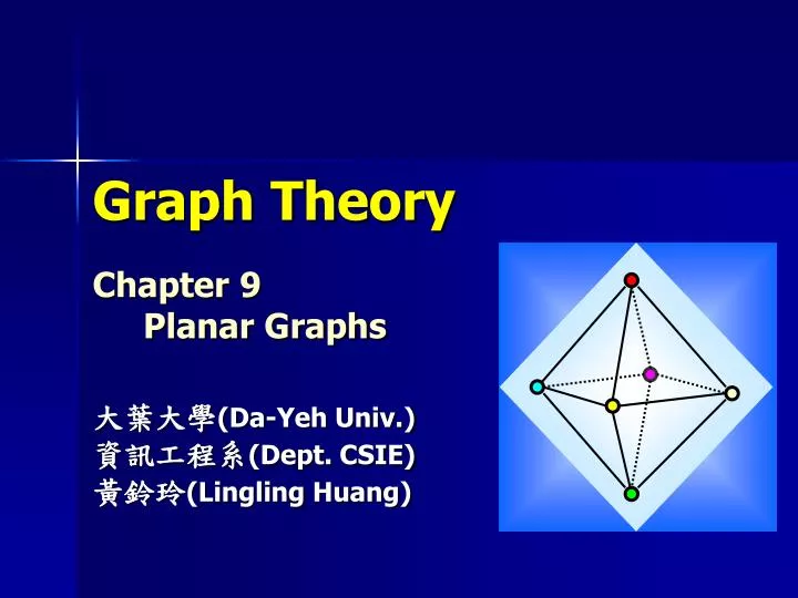 graph theory chapter 9 planar graphs
