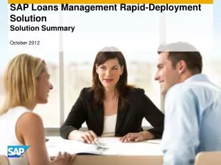 SAP Loans Management Rapid-Deployment Solution Solution Summary
