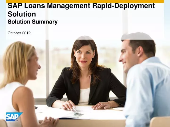 sap loans management rapid deployment solution solution summary