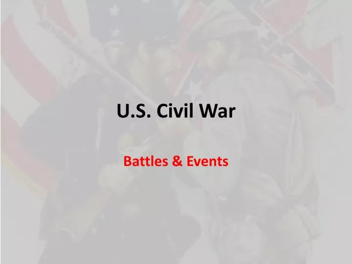 u s civil war