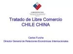 Tratado de Libre Comercio CHILE CHINA - slide 1