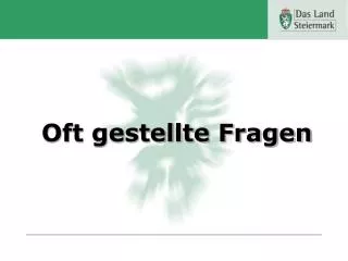oft gestellte fragen