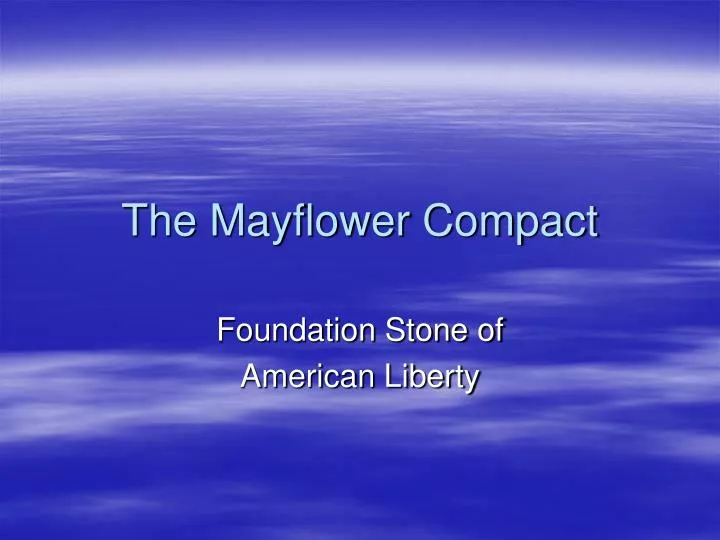 the mayflower compact