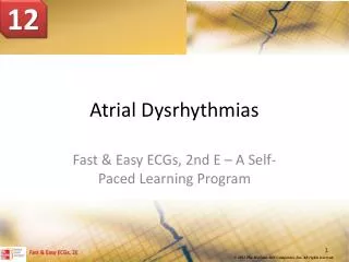 Atrial Dysrhythmias