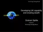Developing UK capability and creating wealth - slide 1