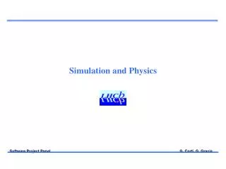 Simulation and Physics