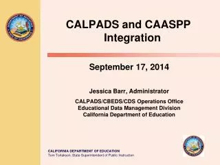 CALPADS and CAASPP Integration