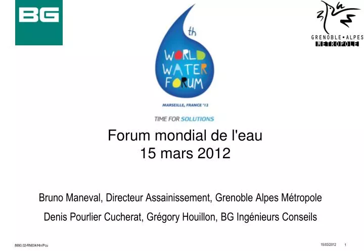 forum mondial de l eau 15 mars 2012