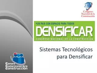 sistemas tecnol gicos para densificar