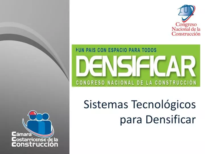 sistemas tecnol gicos para densificar